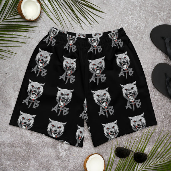 Alpha The Beginning All Over Print Men's Athletic Long Shorts