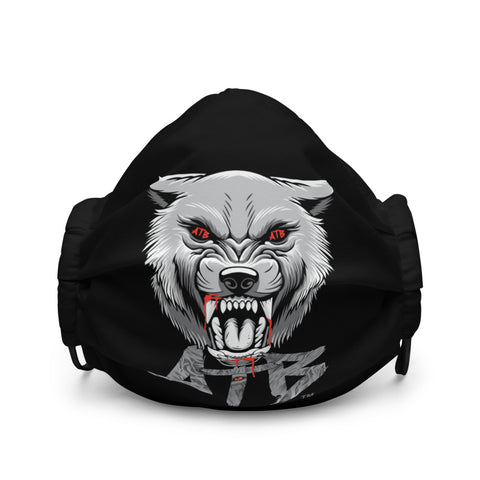 ATB Wolf Black Premium face mask